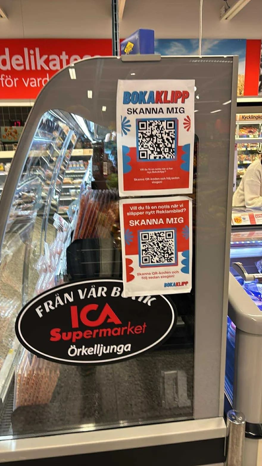 Örkelljunga butik QR-aktivering